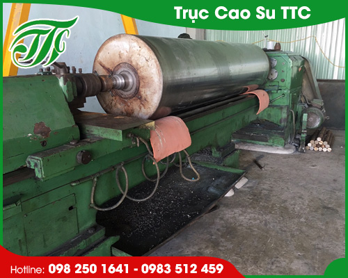 Trục cao su ngành xeo giấy